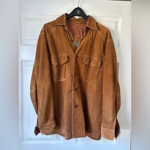 Men's vintage leather shirt from Lord and Taylor